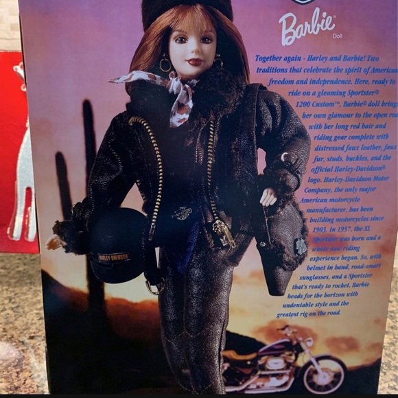 Harley Davidson Barbie Collectible Second in a Series - Picture 3 of 3
